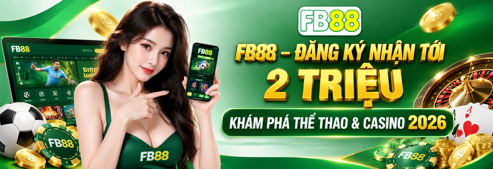 FB88 – Đăng Ký Nhận Tới 2 Triệu, Khám Phá Thể Thao & Casino 2026
